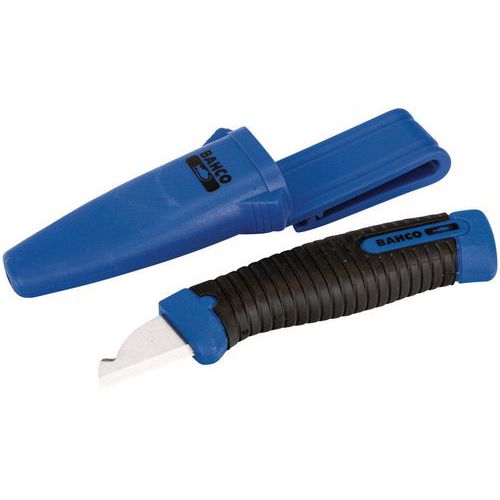 Bahco - Couteau électricien dénudeur gaucher 145mm - Dégainage/Dénudage - Lame 145mm - Outillage spécialisé