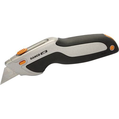 Bahco - Cutter rétractable ERGO 161mm - Lame rétractable - Poids 140g - Outillage à main professionnel