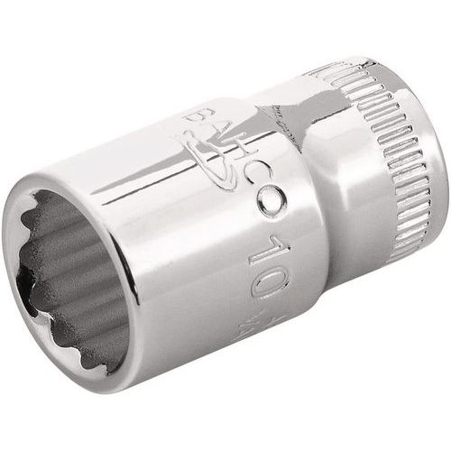 Bahco - Douille 1/4 12 pans 10mm - Acier - Outillage à main résistant