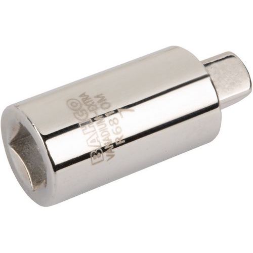 Bahco - Douille 1/4 carré métrique 9mm pour cliquet réfrigération - Acier - Outil de précision