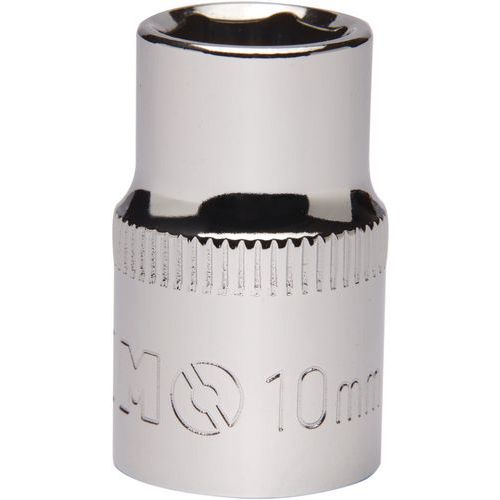 Irimo - Douille 3/8 6 pans 18mm - Acier chromé - Outillage à main professionnel