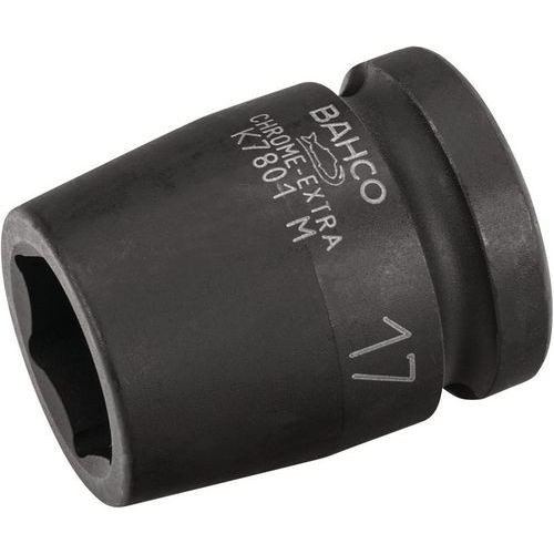 Bahco - Douille à chocs 1/2 6 pans 28mm phosphatée - Acier haute résistance - Outil professionnel