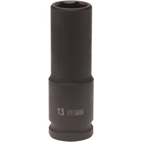 Irimo - Douille à chocs 3/8 longue 6 pans 10mm - Métrique - Outillage à main résistant