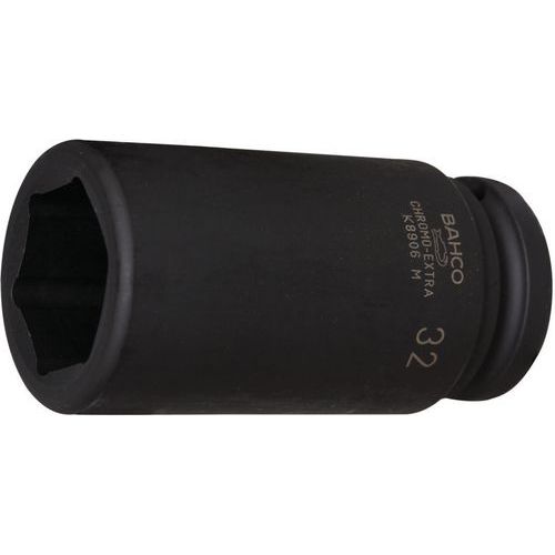 Bahco - Douille à chocs longue 3/4 6 pans 1-3/8 phosphatée - Acier haute résistance - Pour travaux intensifs