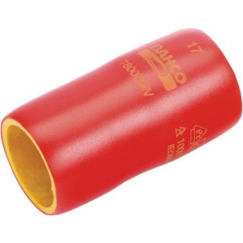 Bahco - Douille isolée VDE 1/2 19mm - Outil spécialisé pour électriciens - Norme ISO 2725