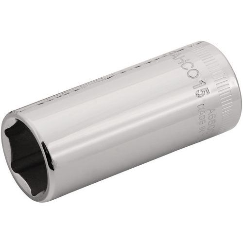 Bahco - Douille longue 1/4 6 pans 4mm - Acier - Outil métrique précis