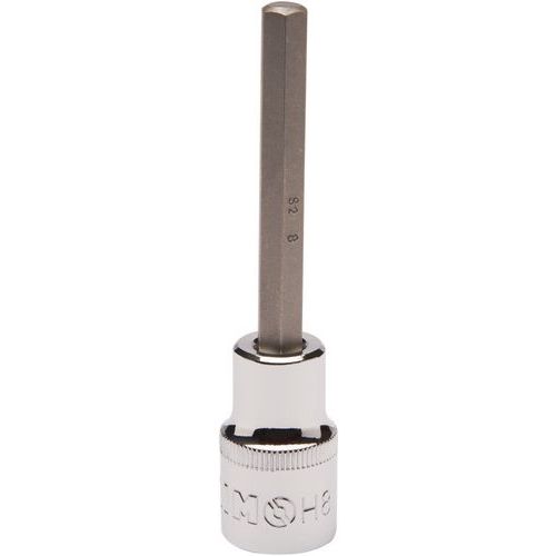 Irimo - Douille Tournevis 1/2'' Vis 6 Pans 7x100mm - Acier Chromé - Outillage à Main