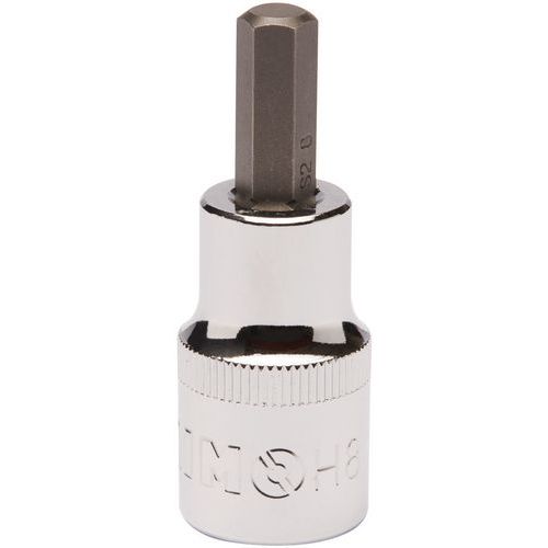 Irimo - Douille tournevis 1/2'' 6 pans 7x60mm Acier Chromé - Outil à main résistant