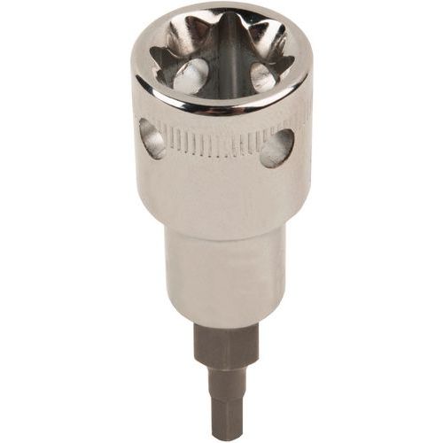 Bahco - Douille Tournevis 1/2 Vis 6 Pans 10mm - Acier - Solution 4 Points - Outillage à Main
