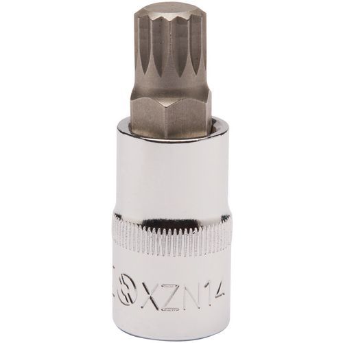 Irimo - Douille Tournevis XZN M16 1/2'' - 6 Pans 60mm - Acier Chromé - Outil Fiable