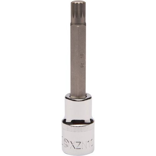 Irimo - Douille tournevis XZN 1/2'' M6x100mm - 6 pans - Acier chromé - Outillage professionnel