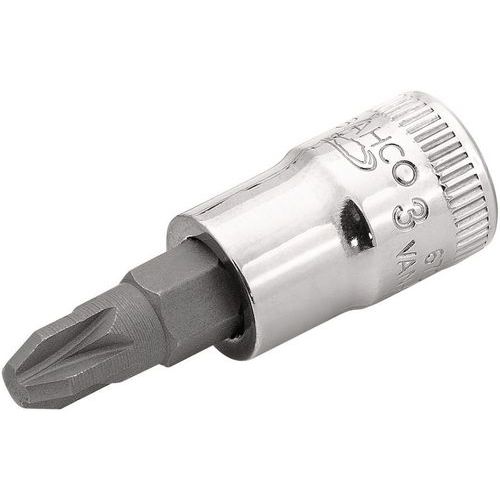 Bahco - Douille tournevis 1/4 PZ1 Pozidriv - Acier - 36mm Longueur - Outil à main précis