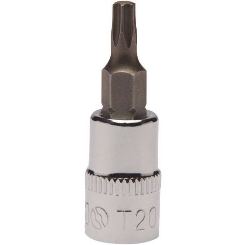 Douille tournevis Torx T9 1/4 - Irimo - Acier chromé - Outil de précision