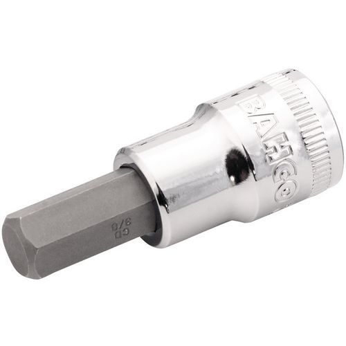 Bahco - Douille tournevis 3/8 vis 6 pans 1/8 - Acier - 4.7 cm - Outil de précision