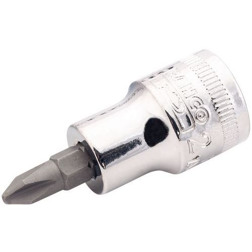 Bahco - Douille tournevis 3/8 Phillips PH2 - Acier - 47mm Longueur - Outil précis