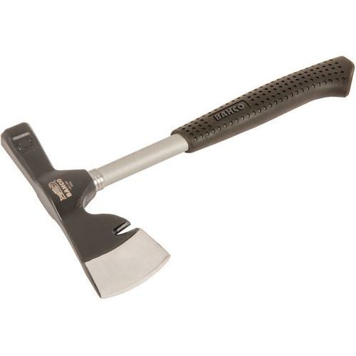 Bahco - Hachette de plâtrier 847g - Tige acier tubulaire - Ergonomique - Gris
