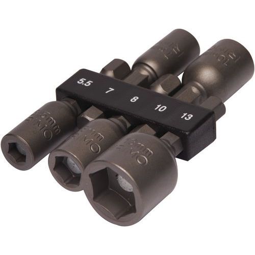 Jeu 5 Clés À Douilles Magnétiques 1/4 55-13mm