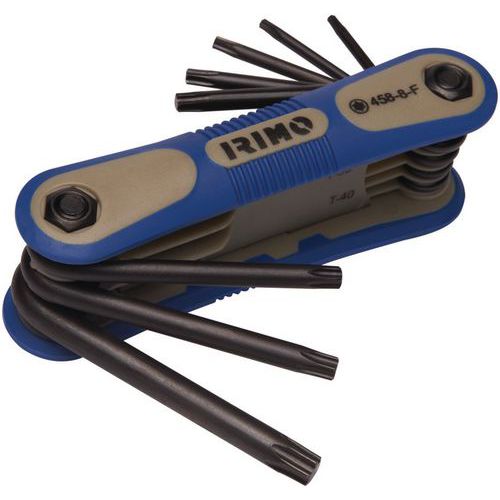 Irimo - Jeu 8 clés mâles Torx T9-T40 - Outillage à main professionnel - Précision et durabilité