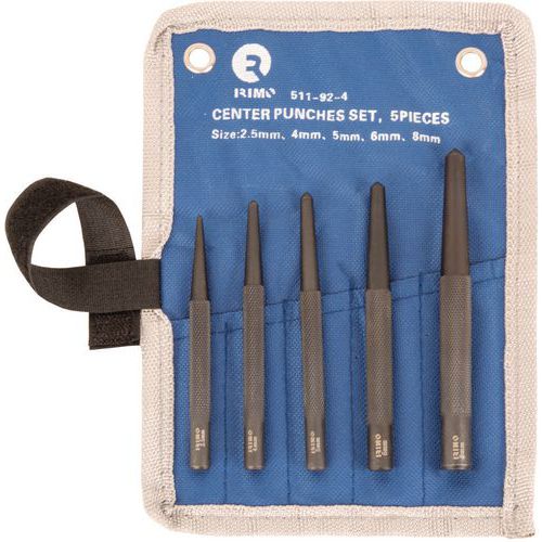 Irimo - Jeu de 5 chasse-goupilles 2,5-8mm - Outillage à main professionnel