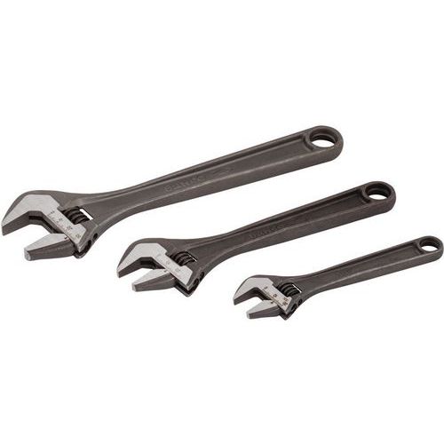 Bahco - Jeu de 3 clés à molette à écrou central standard 80 - 96 mm - Outillage à main professionnel