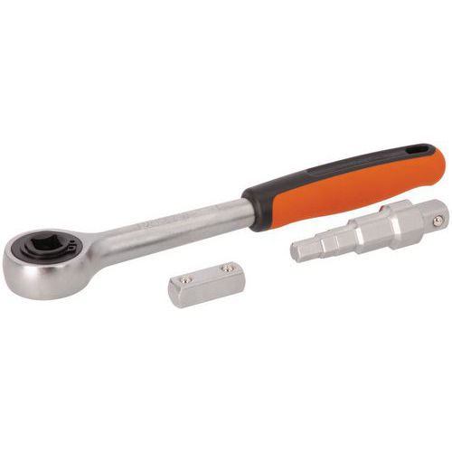 Bahco - Jeu de cliquets pour radiateur 3 pièces - Outillage à main - Carré 1" - Idéal pour professionnels