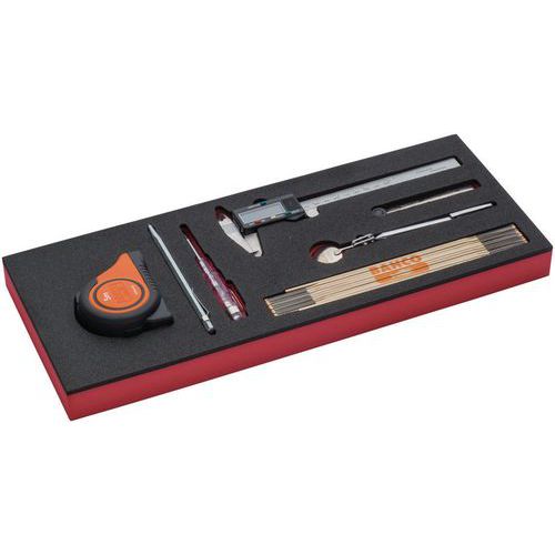 Jeu d’outils mesure module mousse 1/3 Fit&Go 7 pièces - Bahco