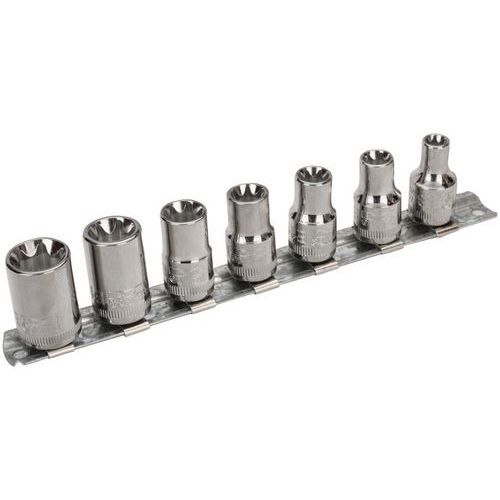 Jeu douilles 3/8 vis TORX 7 pièces rail - Bahco