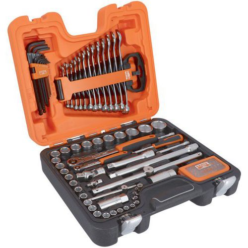 Jeu Douilles Clés Mixtes Clés Mâles 6 Pans + Embouts