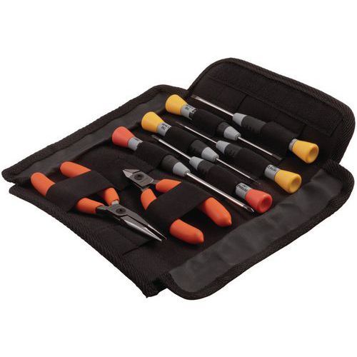 Jeu pinces et tournevis compacts 8 pièces - Bahco