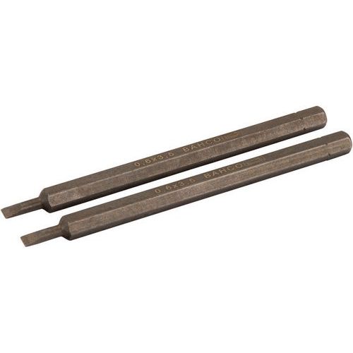 Bahco - Lame tournevis ERGO Fente 1,2mm x 100mm Acier - Outillage à main de précision