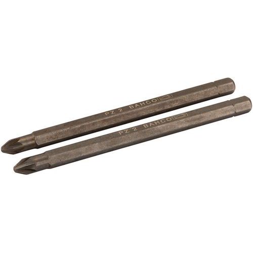 Bahco - Lame ERGO Pozidriv PZ2 100mm - Acier Haute Qualité - Outillage à main précis