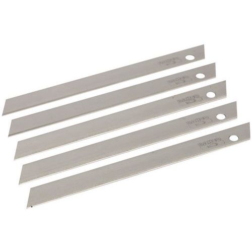 Bahco - Lames pour cutter 9mm - Lot de 5 pièces - 100mm de long - Outillage de précision