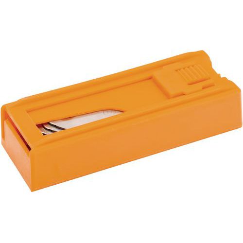Bahco - Lames trapézoïdales crochet pour cutter - 5 pièces - 18mm x 50.5mm - Outillage professionnel