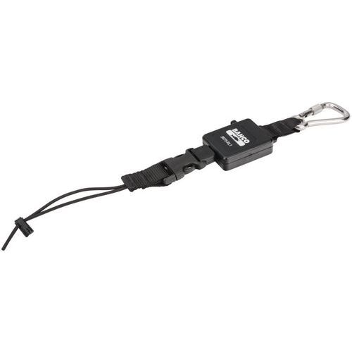 Bahco - Lanière rétractable mousqueton - 0,9 kg 1 m - Sécurité et Praticité