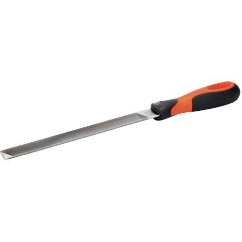 Bahco - Lime scie plate 2 chants arrondis bâtarde 200mm - Finition - Lame 3.5mm
