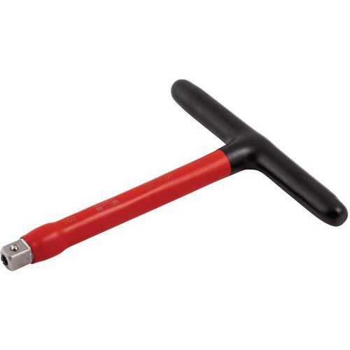 Bahco - Manche T isolé VDE 1/2 200mm - Outillage à main professionnel - Sécurité et précision