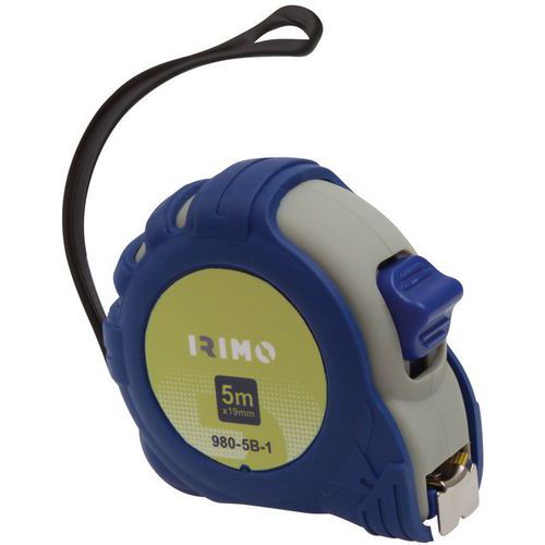 Irimo - Mètre ruban 5m x 19mm bi-matière - Instrument de mesure précis et durable