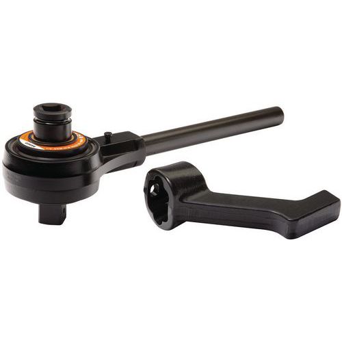 Bahco - Multiplicateur de couple manuel 8905-TM - 260-1300 N.m - Carré 1/2" vers 3/4" - Outil professionnel