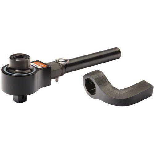 Bahco - Multiplicateur de couple manuel - 200-1000 N.m - Bras coudé et droit - Carré 1/2" et 3/4" - 273 mm
