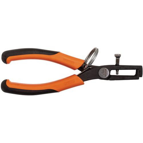Bahco - Pince à dénuder ERGO 167mm - Anneau sécurité - Dégainage/Dénudage précis