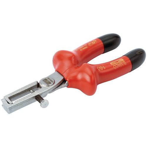 Bahco - Pince à dénuder isolée VDE 160mm - Coupe Ø 0.5-5mm - Usage Dégainage/Dénudage - Ergonomique