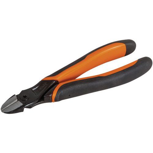 Bahco - Pince coupante diagonale ERGO 125mm - Acier phosphaté - Isolation 1000V - Usage Serrage