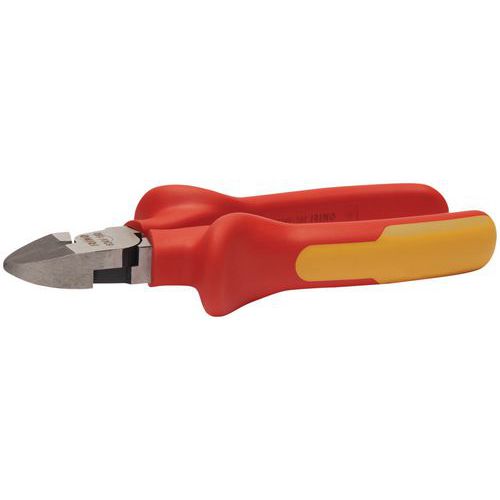 Irimo - Pince coupante diagonale isolée 140mm - Acier phosphaté - Isolation 1000V - Norme NF E73-130