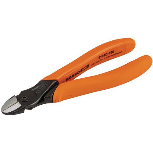 Bahco - Pince coupante diagonale 140mm phosphatée - Acier - Isolation 1000V - Usage Serrage