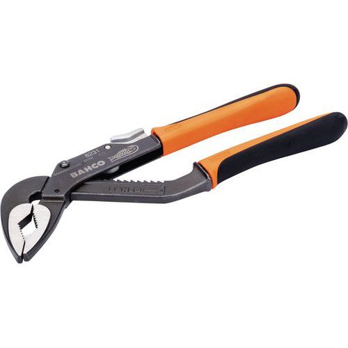 Bahco - Pince multiprise ERGO chromée 225mm - Ouverture extra-large - Outillage à main professionnel