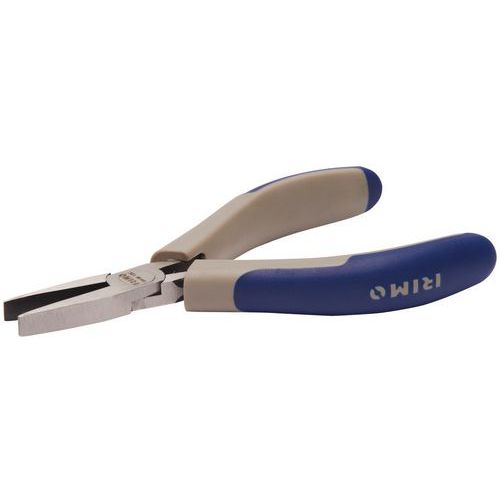 Irimo - Pince de précision à becs plats 125mm - Serrage précis - Outillage à main professionnel