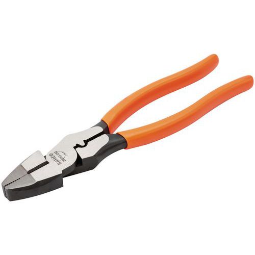 Bahco - Pince Universelle 250mm PVC - Haut Effet Levier - Acier - Serrage Précis