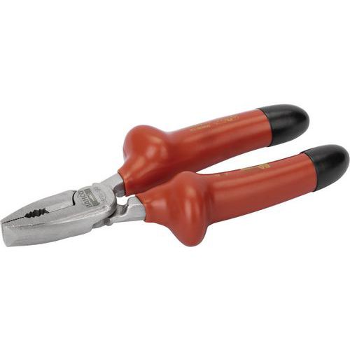 Bahco - Pince Universelle Isolée VDE 180mm - Acier Chromé - Coupe Ø 11.5mm - Norme ISO 5749