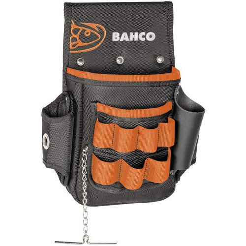 Bahco - Sacoche à outils pour électriciens - 250x120x320mm - Caoutchouc Noir/Orange - Charge 0.45kg
