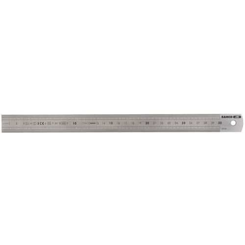 Bahco - Règle en Acier Inoxydable 200mm - Instrument de Mesure Métrique Précis